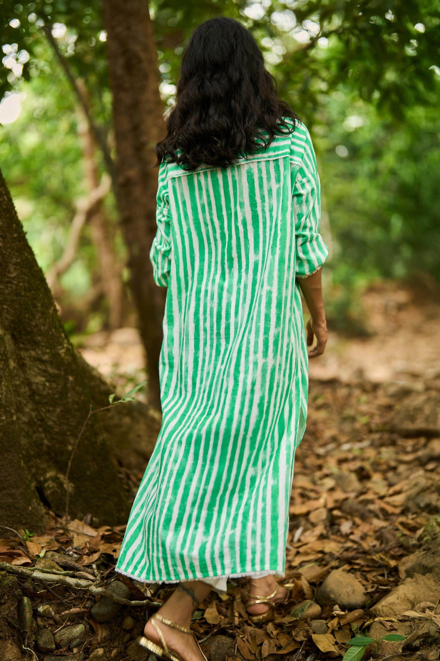 BRUSHSTROKE LONGLINE SET - dash and dot