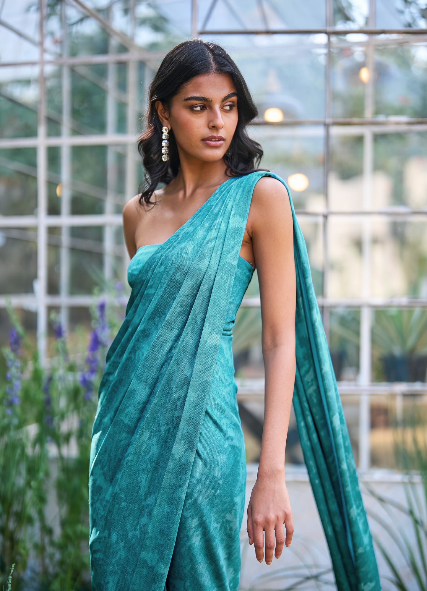 SARI DRAPE GOWN