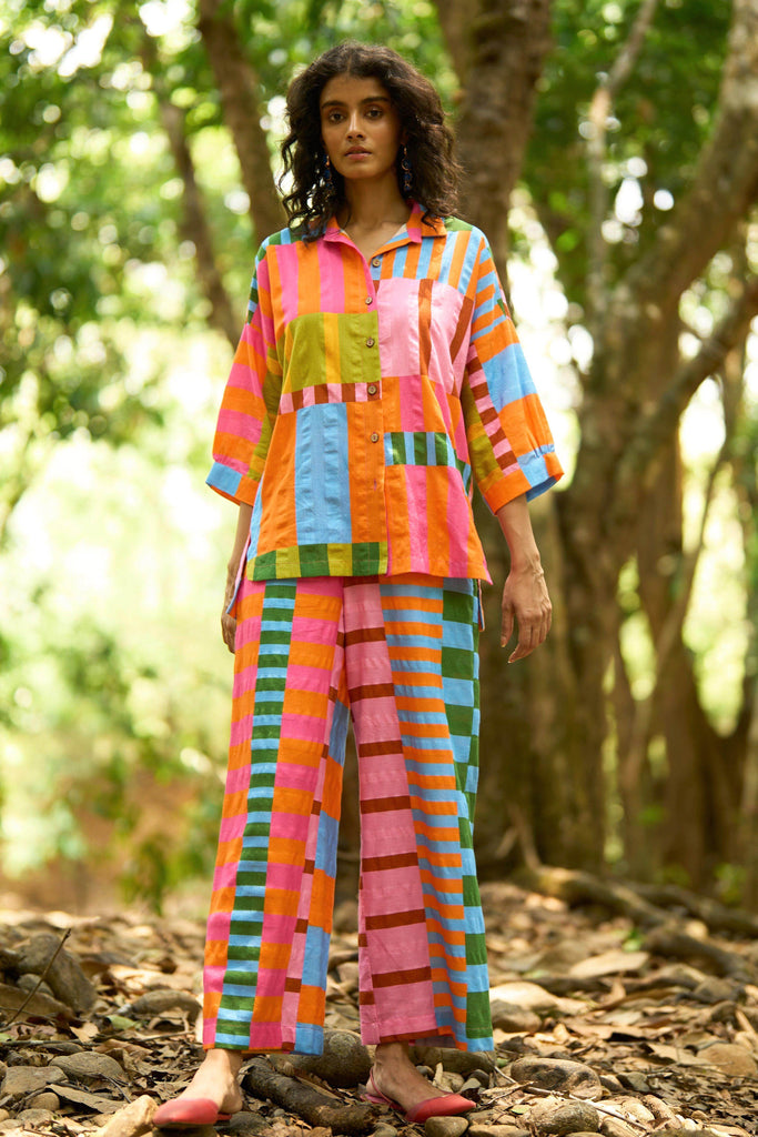 IRREGULAR STRIPE PANT - dash and dot dash and dot