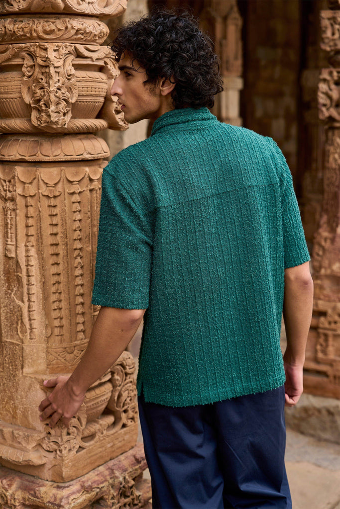 TEXTURED KNIT HALF SLEEVE - dash and dot dash and dot