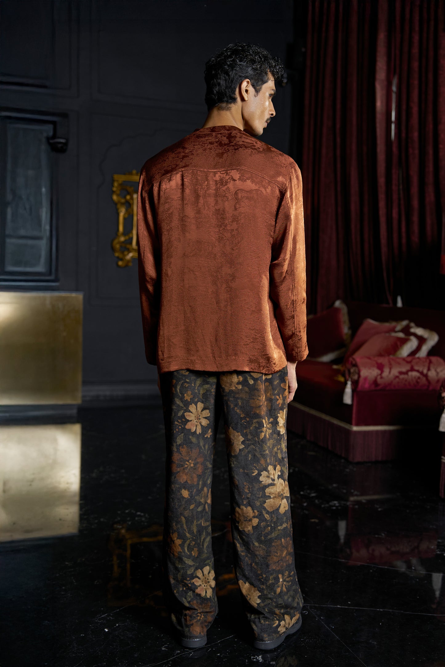 TEXTURED JACQUARD SHIRT