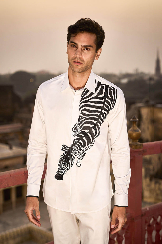 ZEBRA SHIRT - dash and dot dash and dot