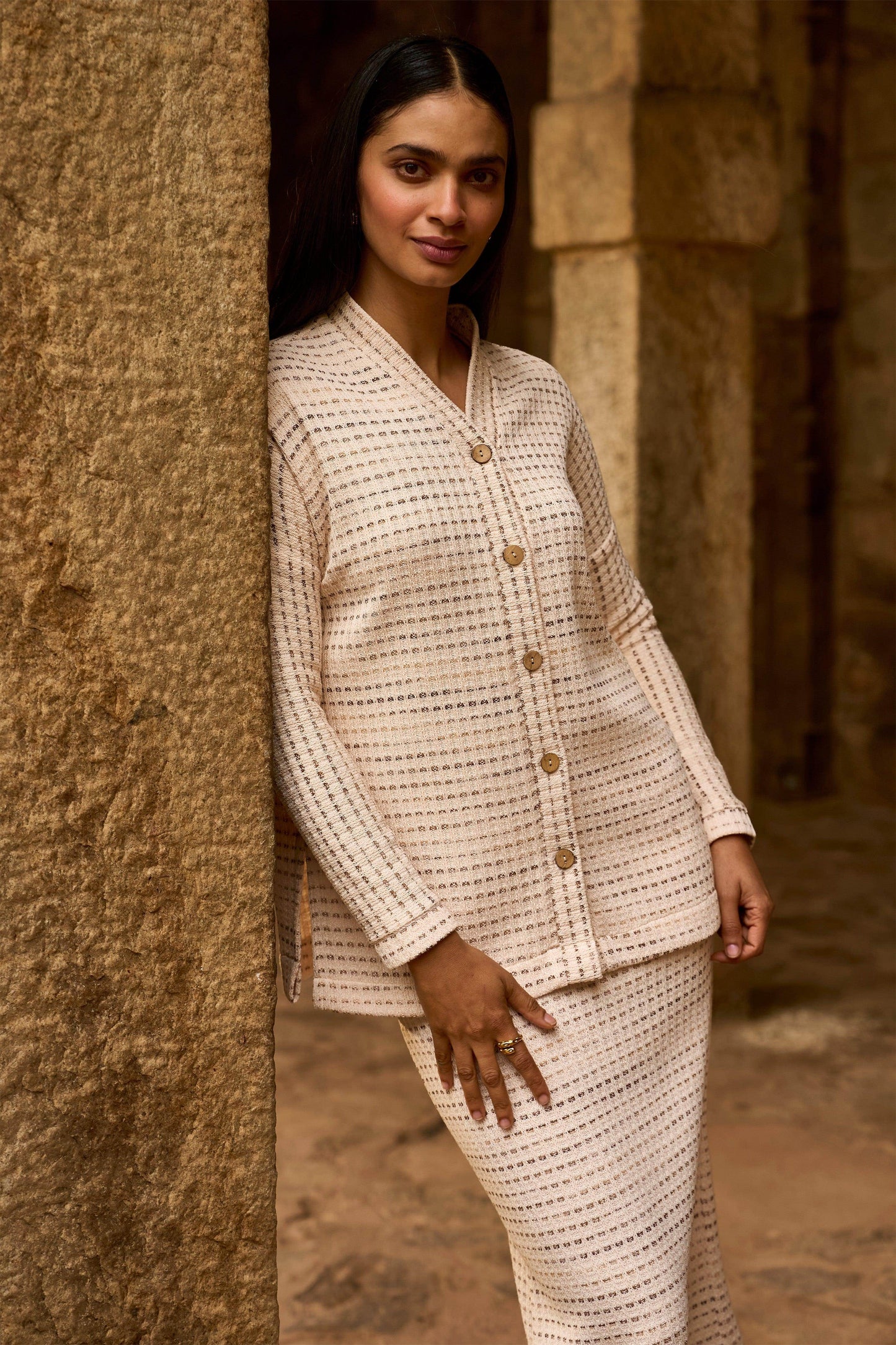 TEXTURED KNIT TOP - dash and dot