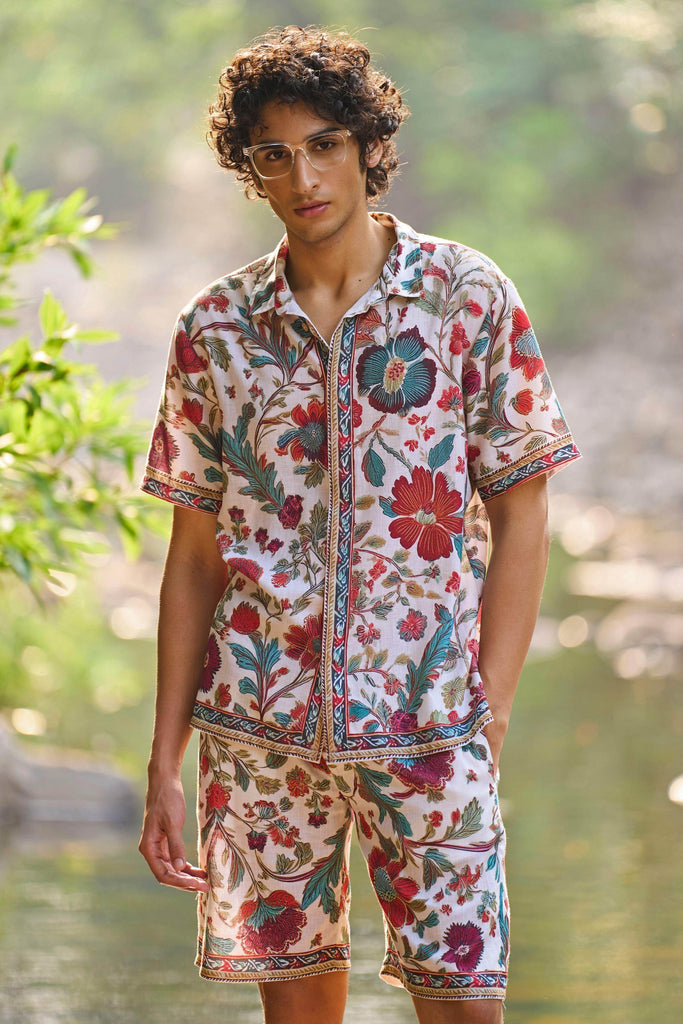 SUMMER BORDER SHORTS SET - dash and dot dash and dot