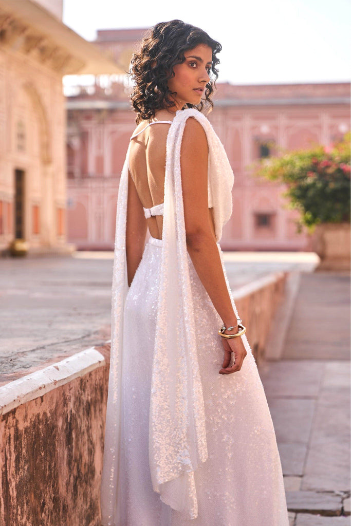 DRAPED SEQUIN SKIRT SET - dash and dot dash and dot