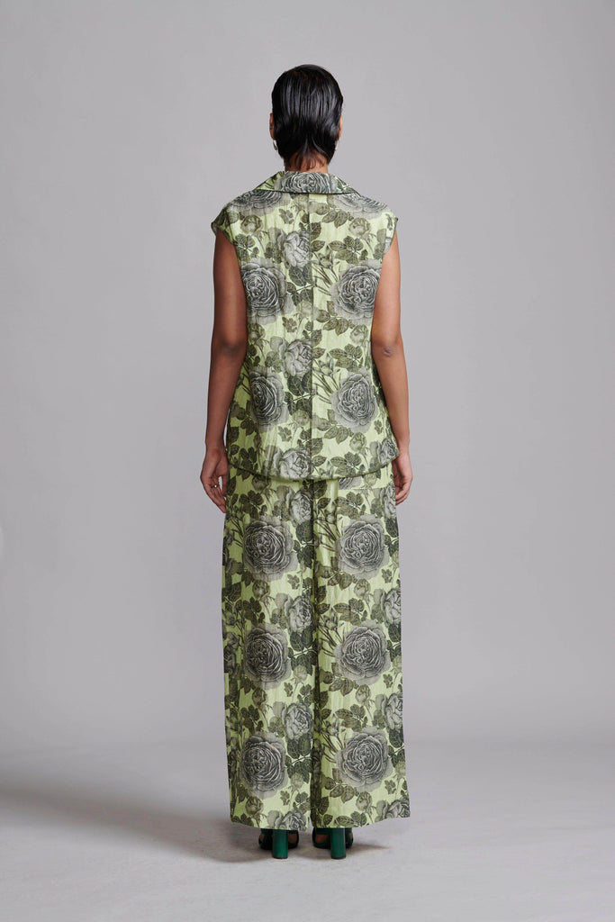 FLORAL LINEN PANT - dash and dot dash and dot