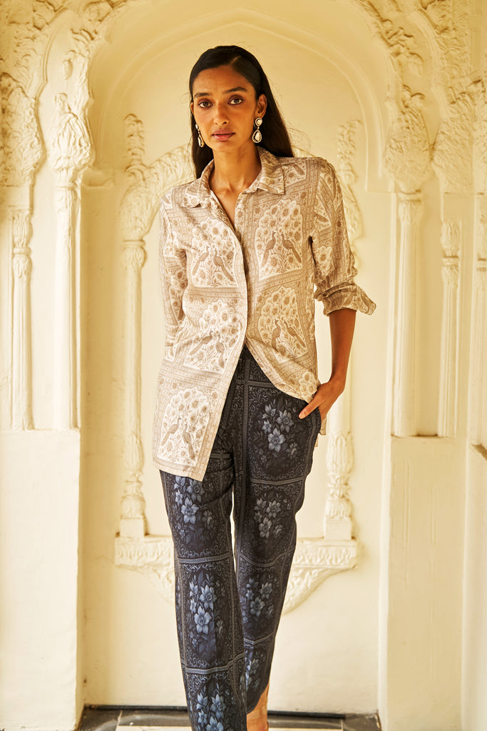 MUGHAL PRINT SHIRT dash and dot