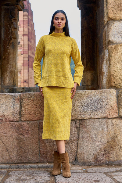 KNITTED LACE BOXY TOP - dash and dot