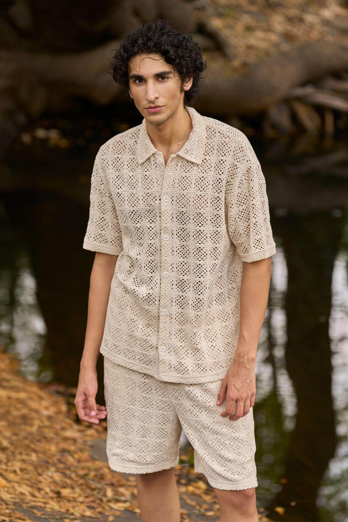 CROCHET SHORTS SET - dash and dot dash and dot