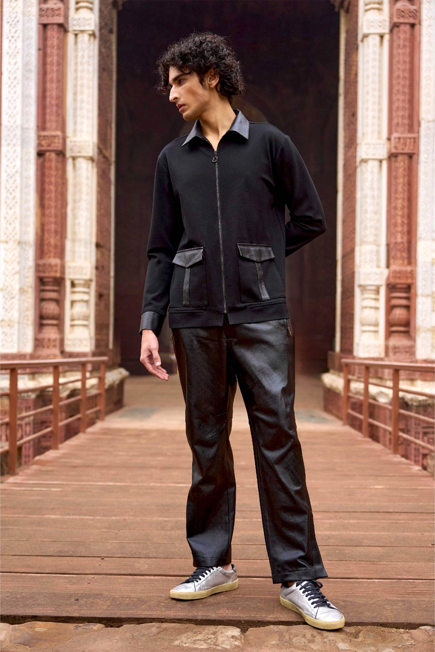 WAXED DENIM JEAN - dash and dot