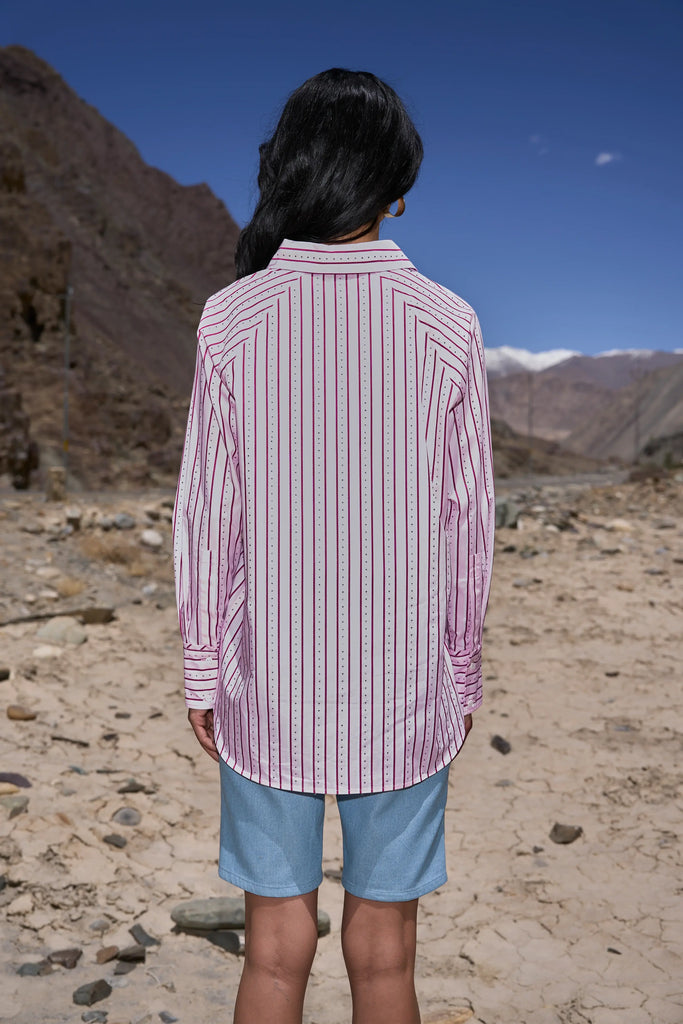 SWAROVSKI STRIPE SHIRT dash and dot