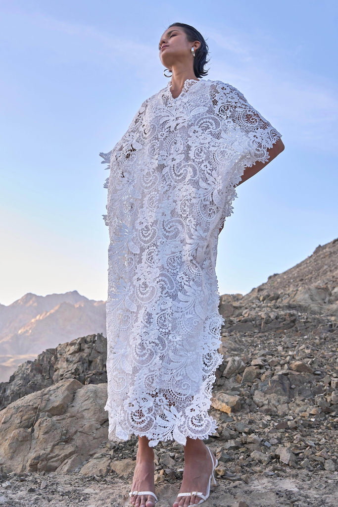 LACE KAFTAN DRESS - dash and dot dash and dot
