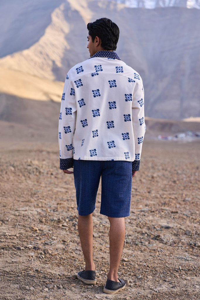 TEXTURED KNIT SHORTS - dash and dot dash and dot