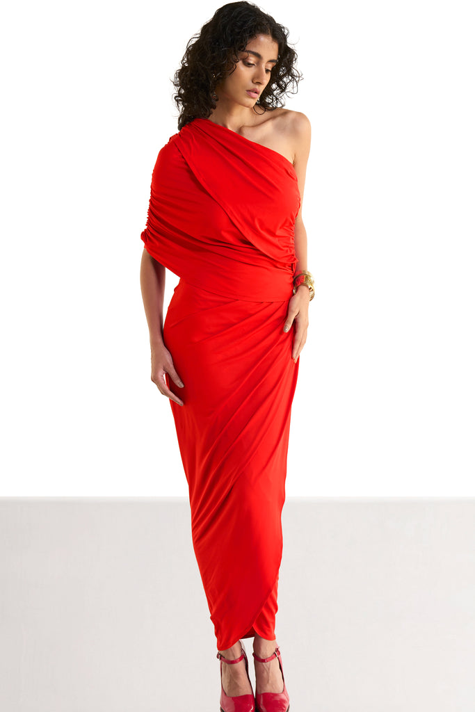 RUCHED DRAPED KNIT SKIRT dash and dot