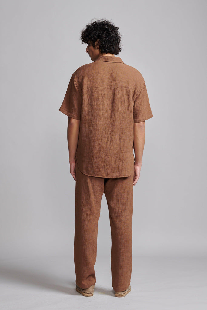 CRINKLE COTTON PANT SET - dash and dot dash and dot