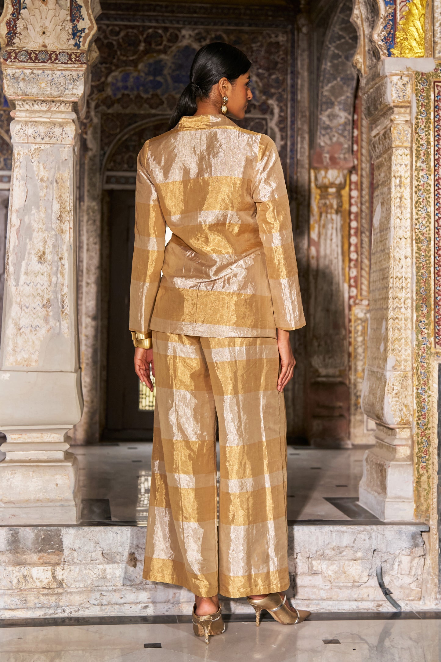 BENARES TISSUE PANT SET