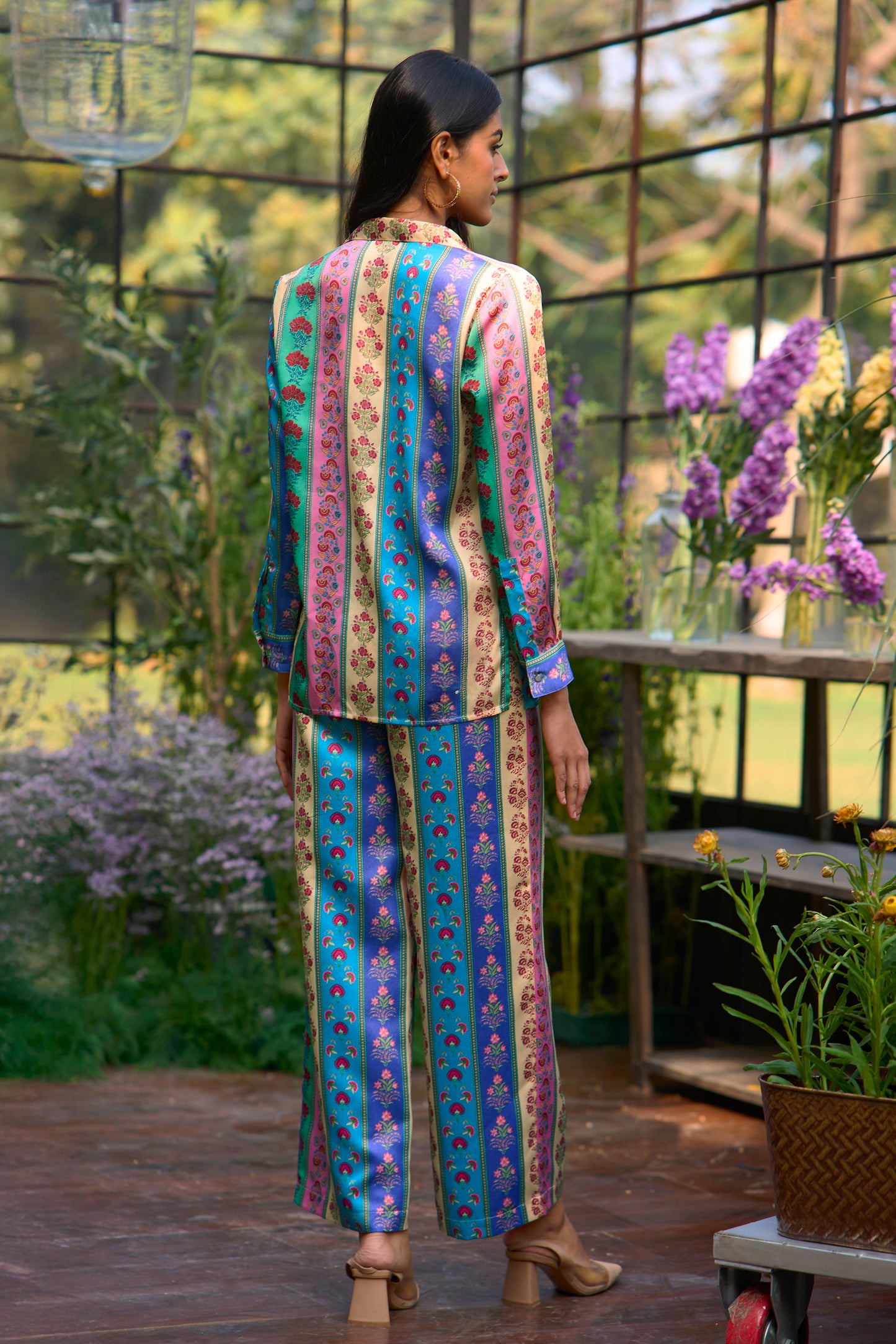 MULTI MOTIF STRIPE PANT