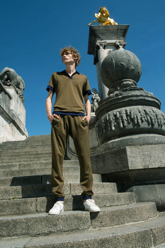 OLIVE KNIT SET - dash and dot dash and dot