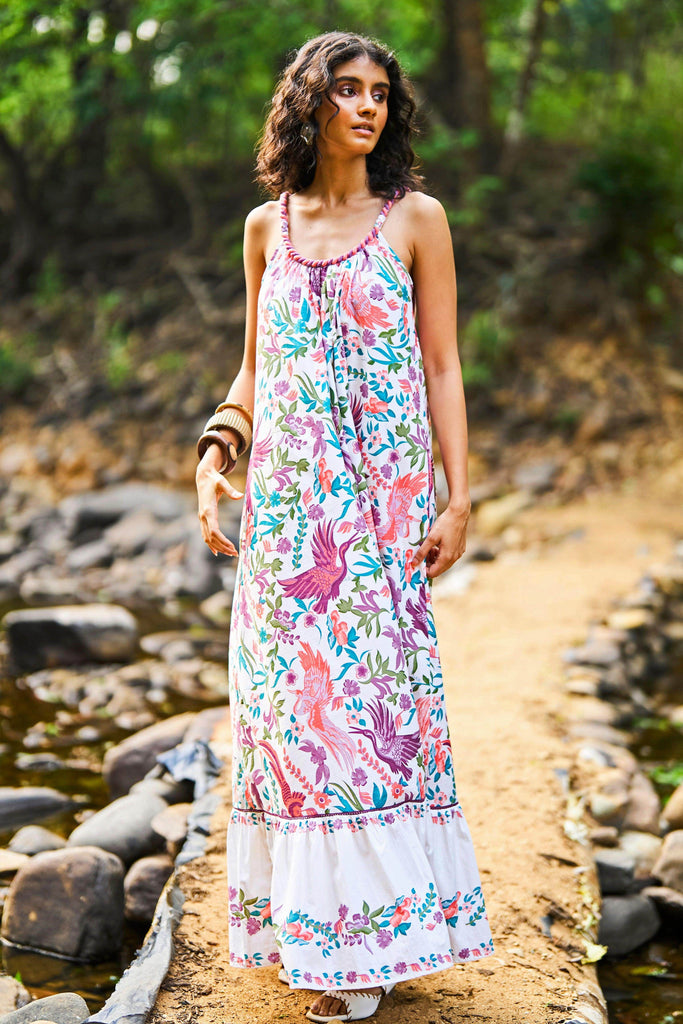 PRINTED PASTEL MAXI - dash and dot dash and dot