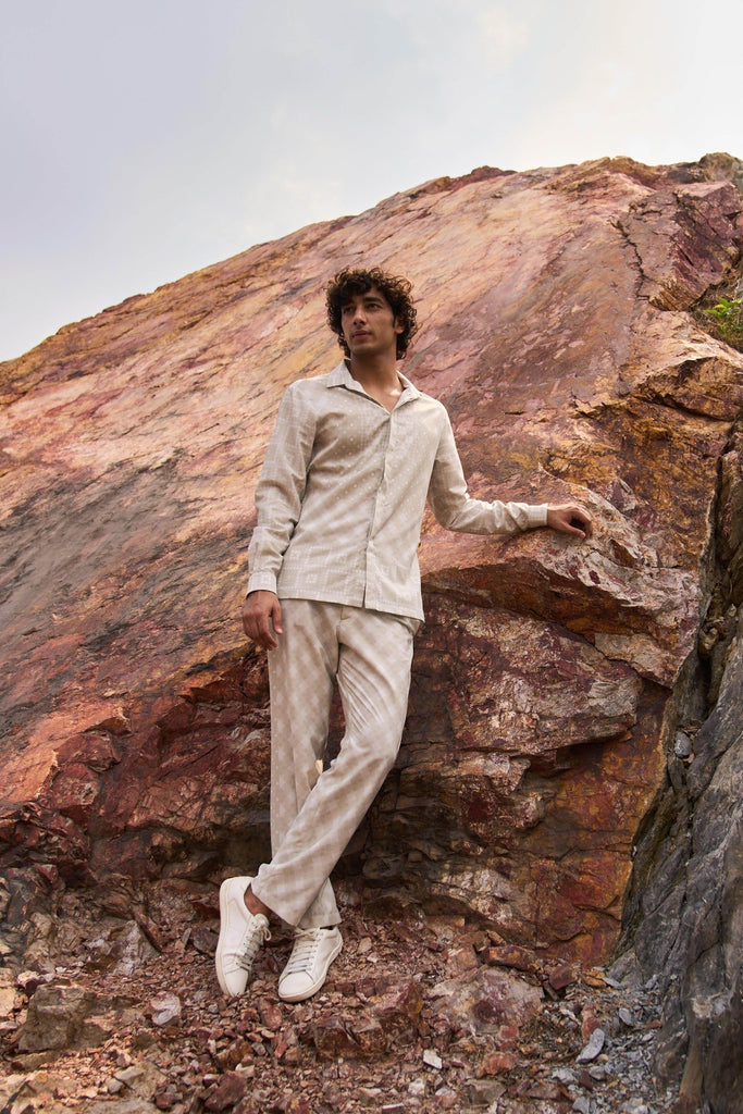 TILE PRINT SET - dash and dot dash and dot