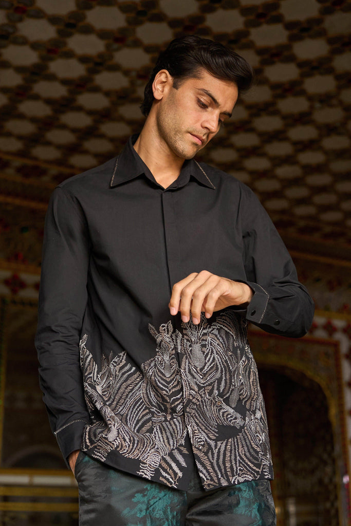 ZEBRA SHIRT - dash and dot dash and dot