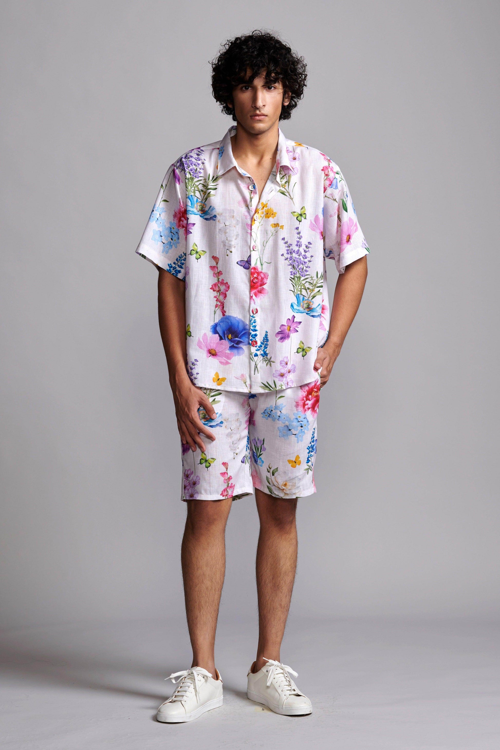 FLORAL SHORTS SET - dash and dot