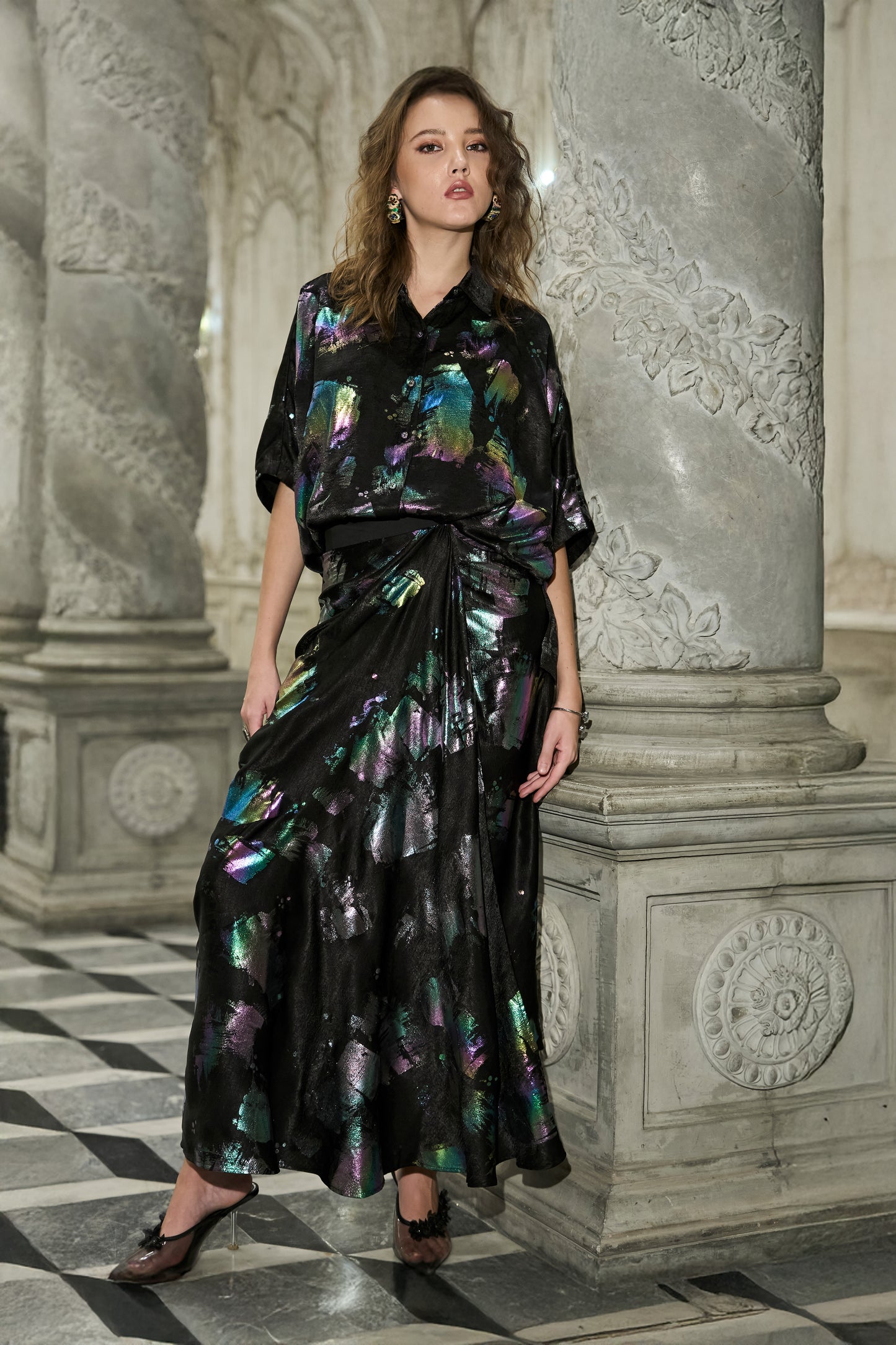 ABSTRACT PRINTED SHIRT