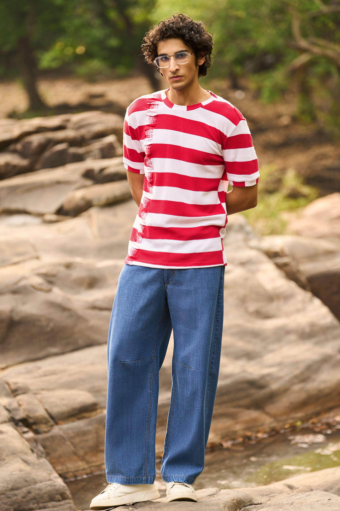 SINKER LINE TEE - dash and dot dash and dot