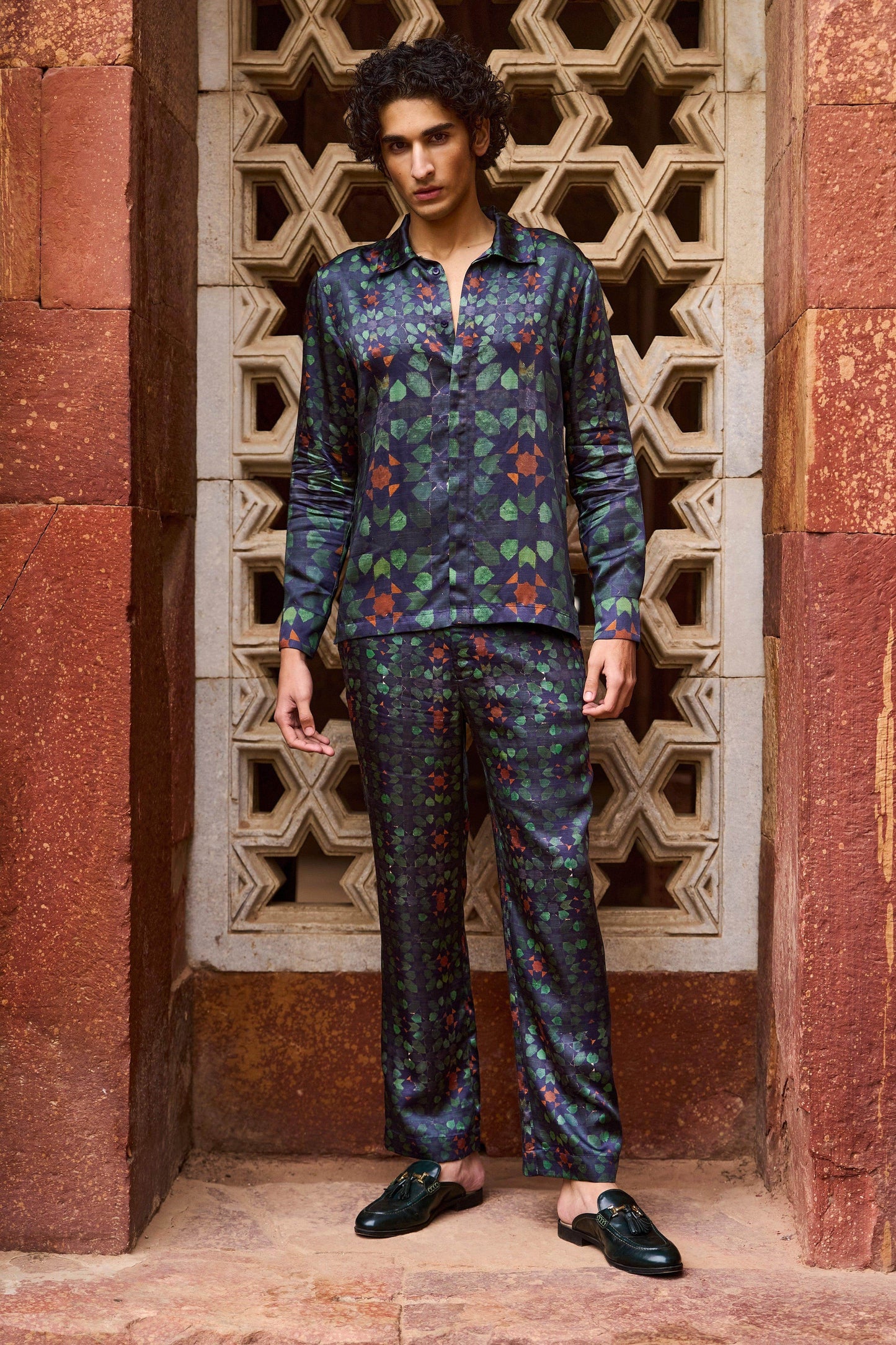 MOSAIC PRINT PANT - dash and dot