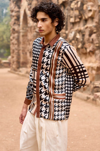 SIGNATURE PRINT SHIRT - dash and dot