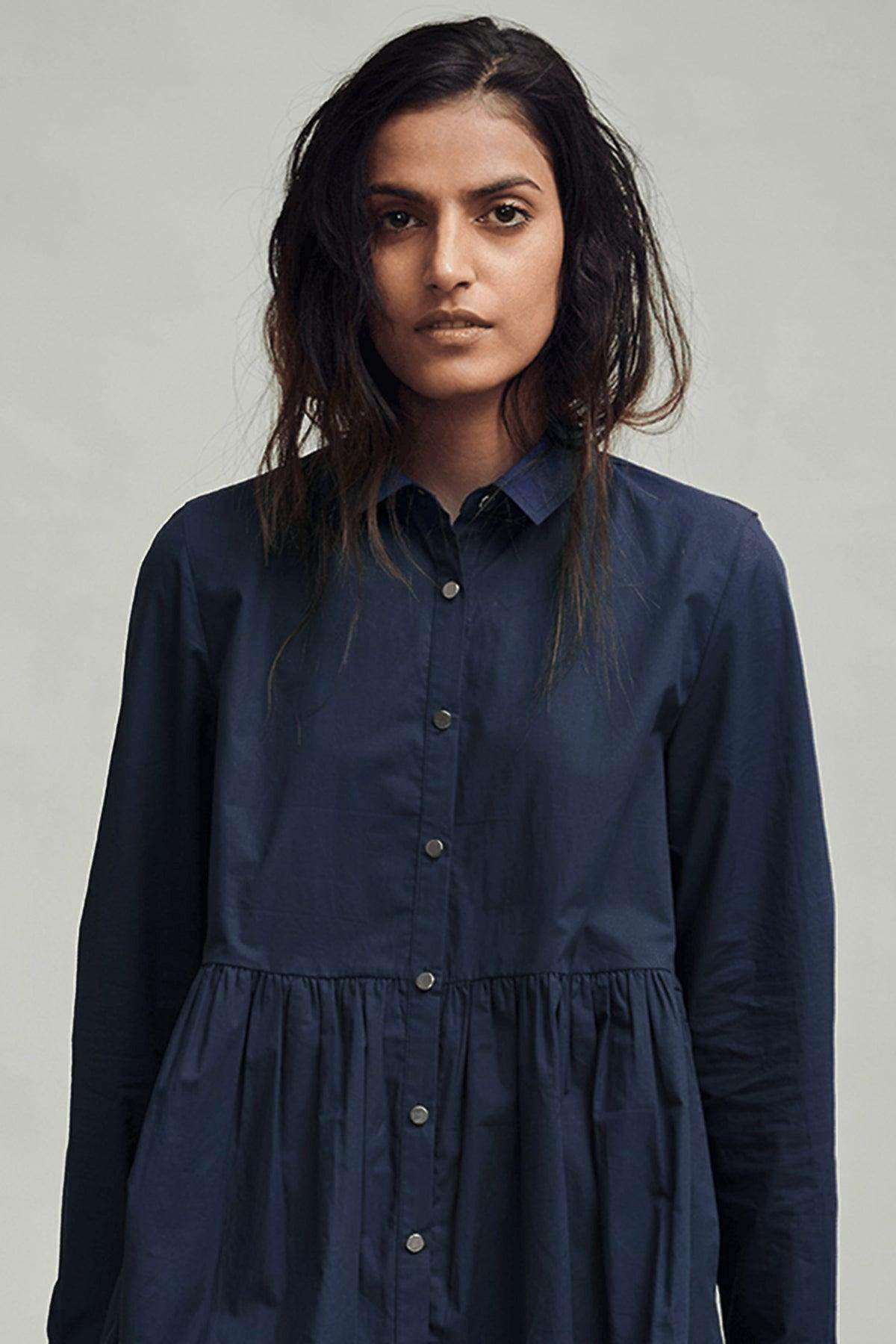 TIERED POPLIN MINI - dash and dot