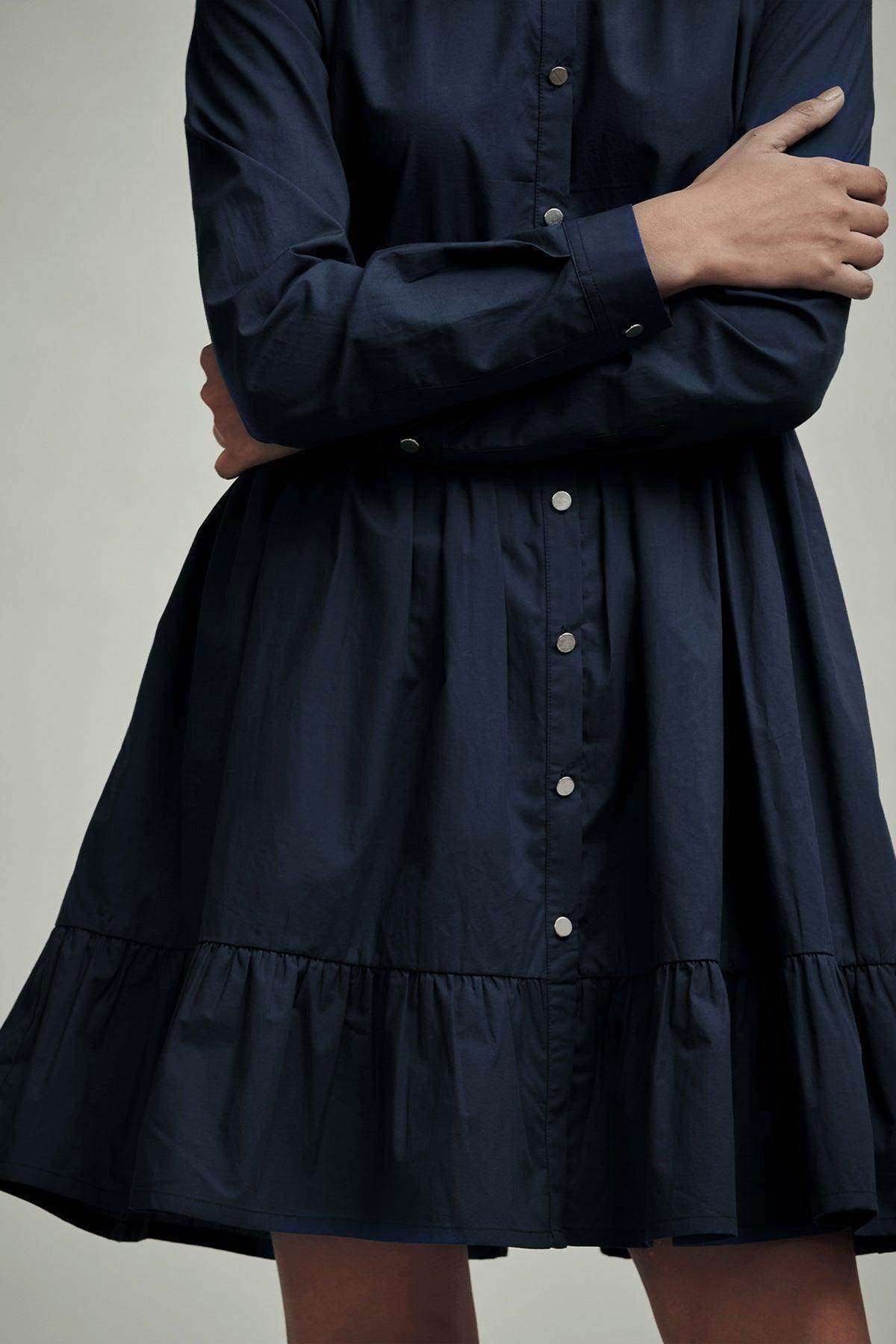 TIERED POPLIN MINI - dash and dot