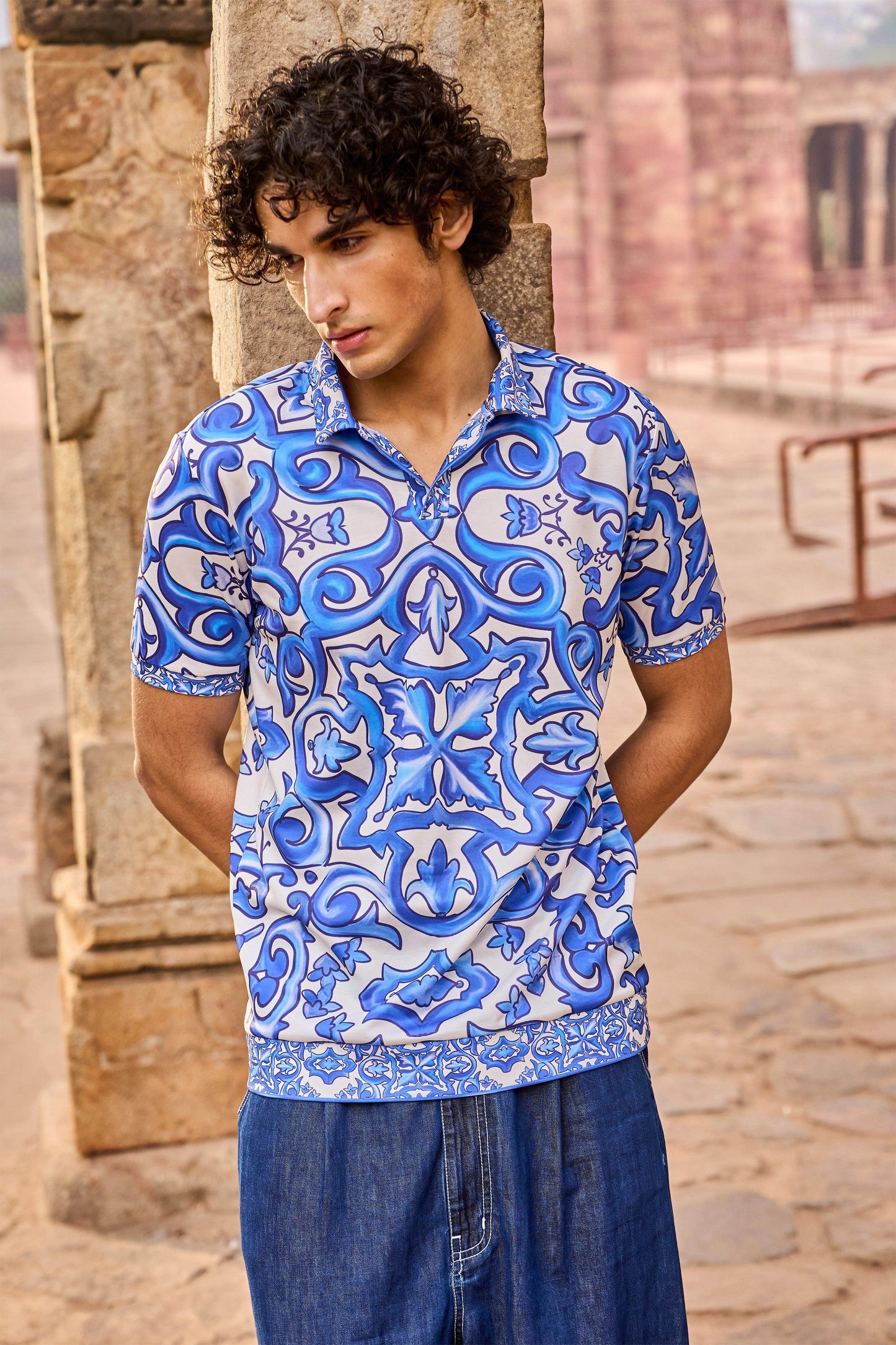 CERAMIC PRINT POLO - dash and dot