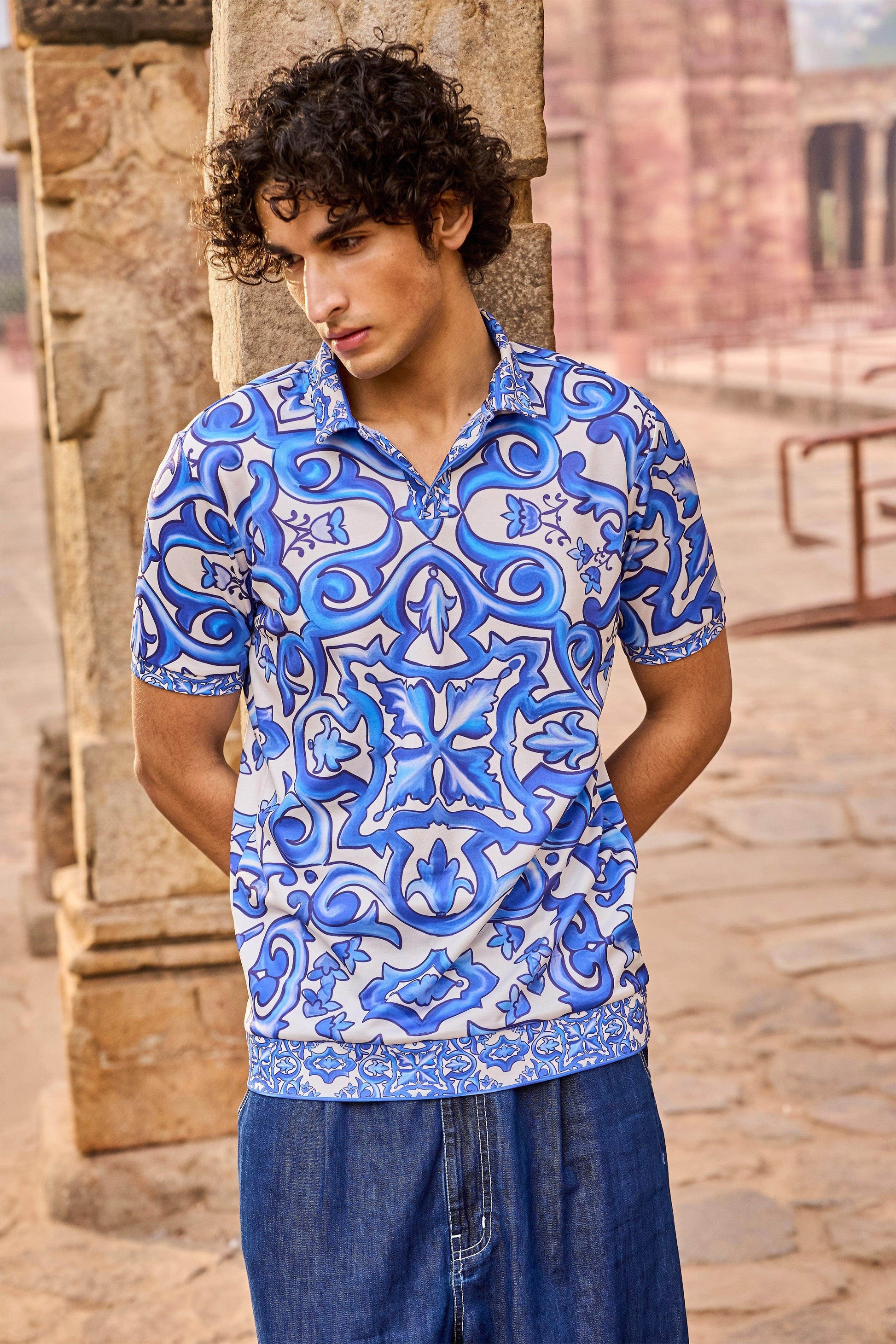 CERAMIC PRINT POLO - dash and dot