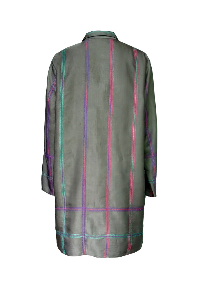 GEOMETRIC EMBROIDERED SHIRT - dash and dot dash and dot