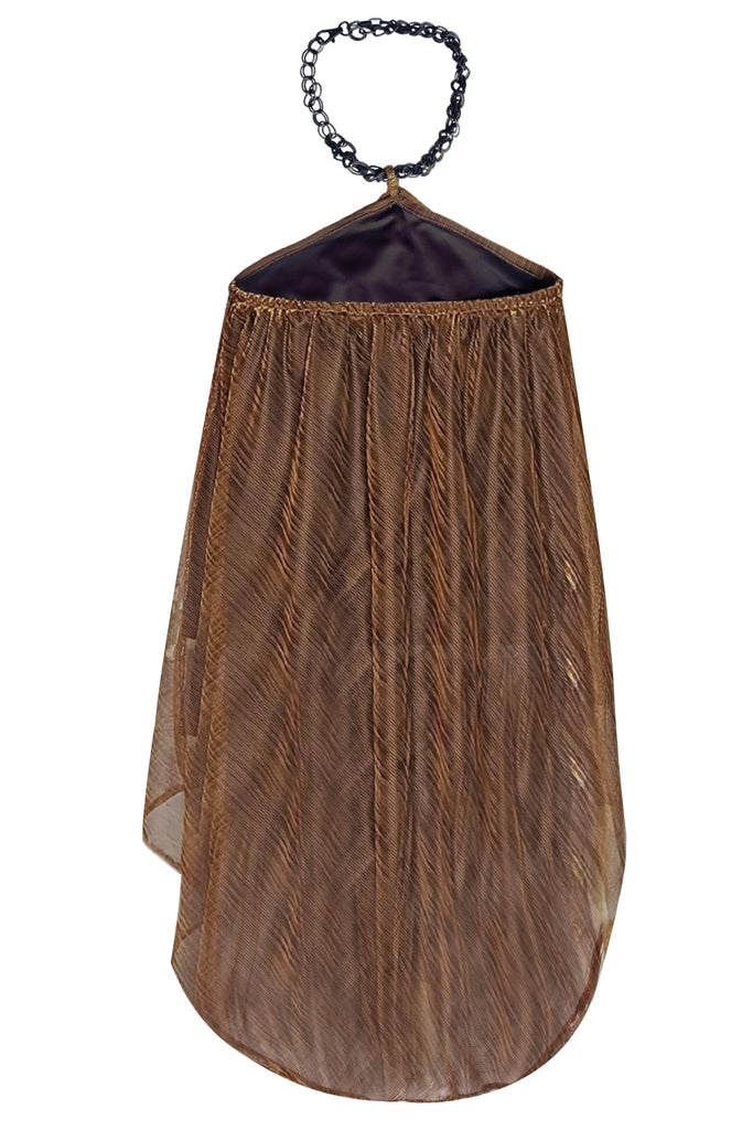 DRAPE & CHAIN LAMÉ TOP - dash and dot dash and dot