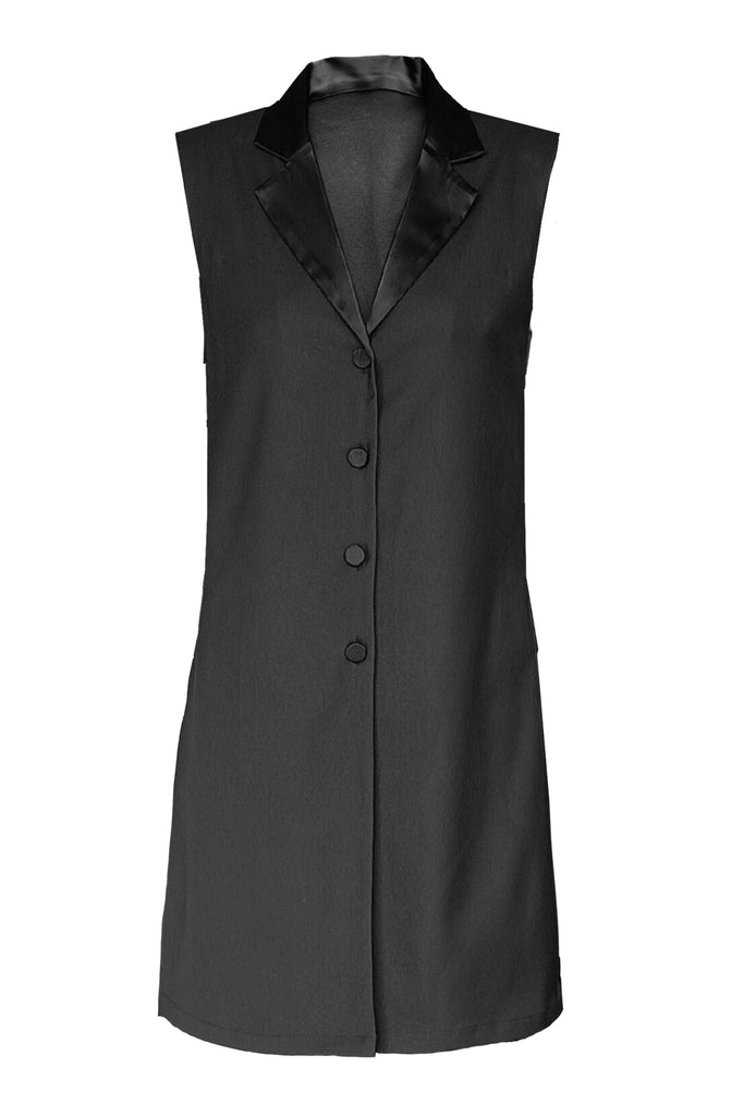 SLEEVELESS BLAZER - dash and dot dash and dot