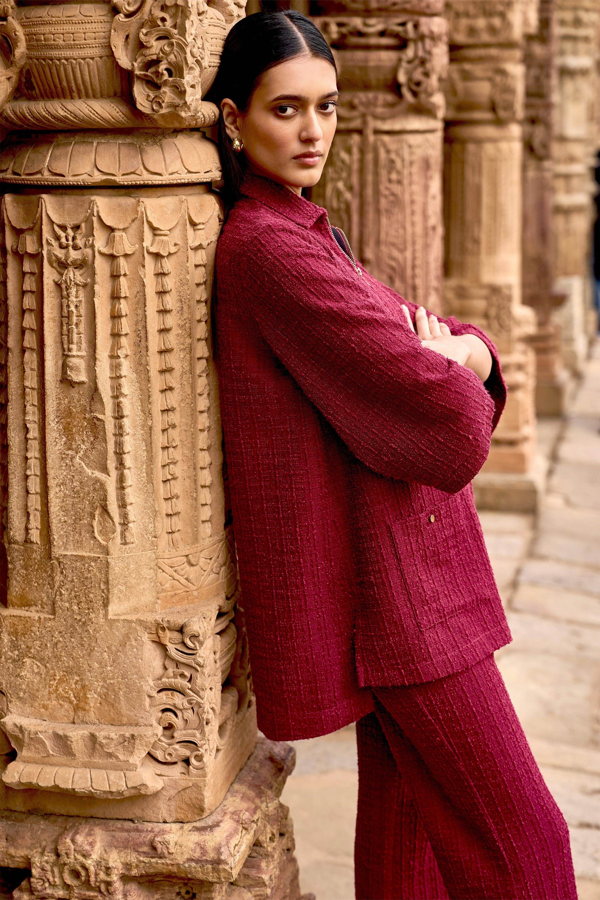 TEXTURED KNIT TOP - dash and dot