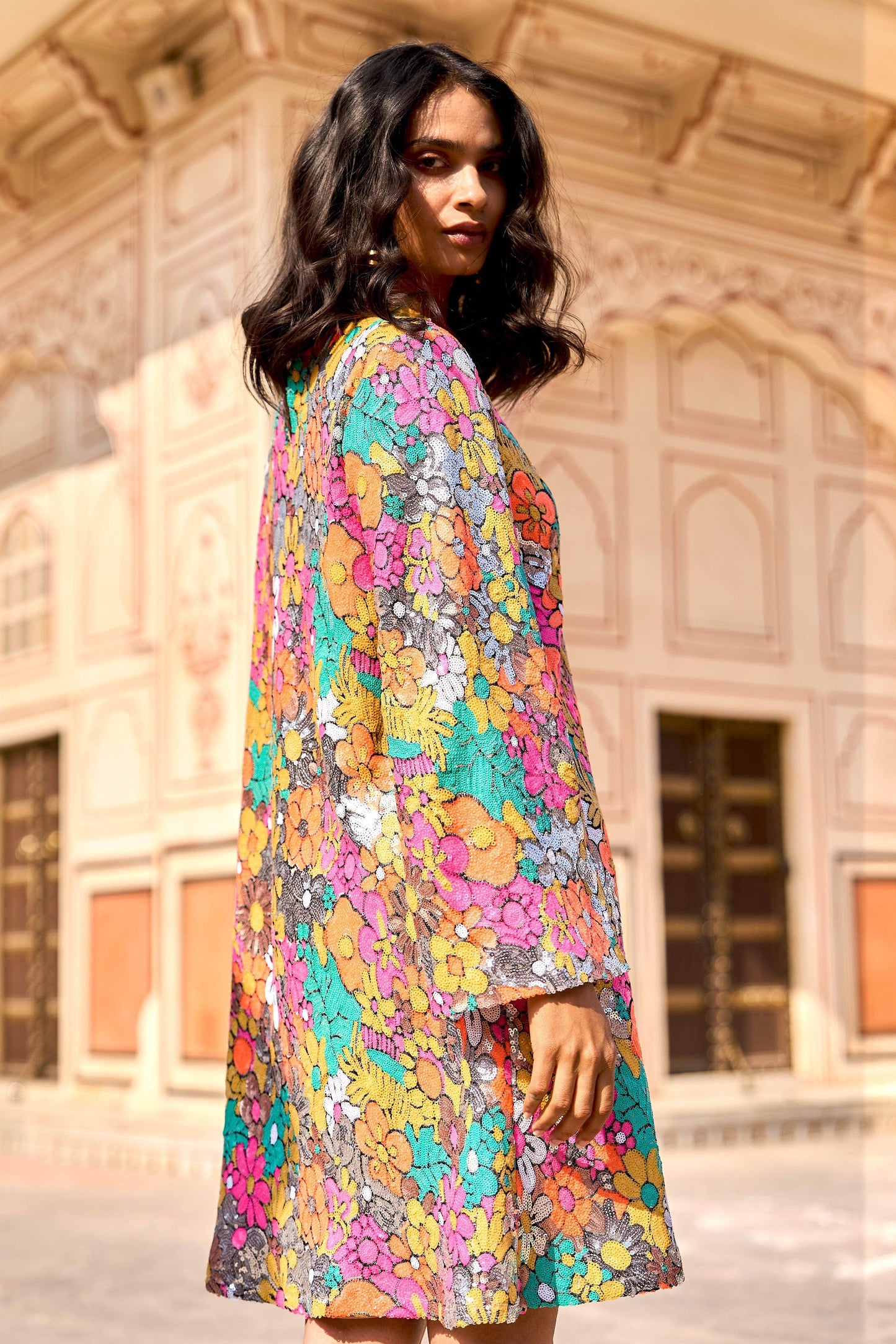 SEQUIN FLORAL MINI - dash and dot