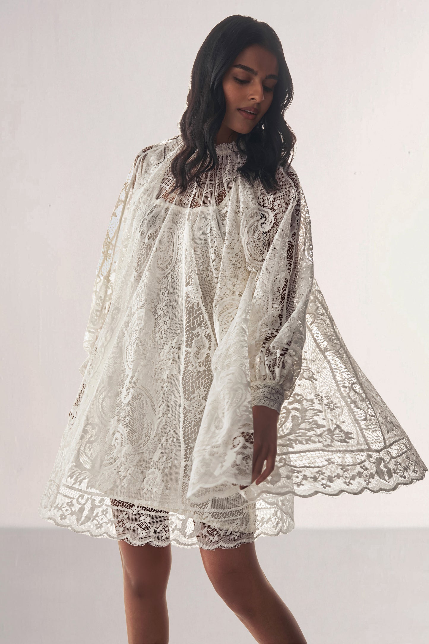 LACE A-LINE MINI