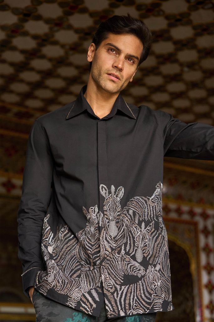 ZEBRA SHIRT - dash and dot dash and dot