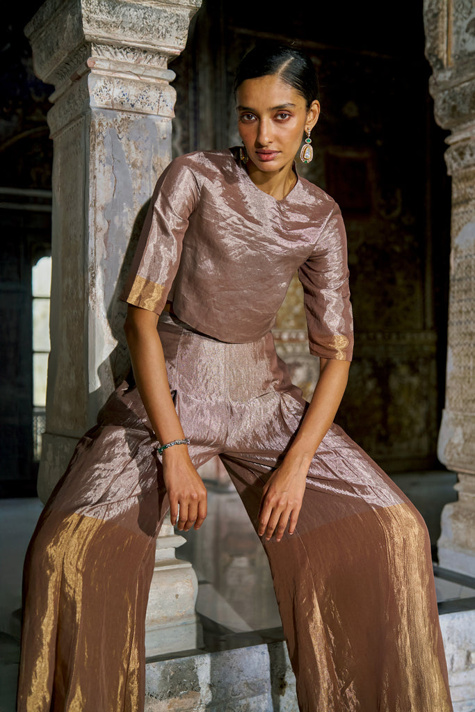 BENARES TISSUE PANT dash and dot