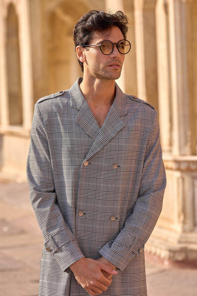 LONGLINE TRENCH PANT SET - dash and dot dash and dot