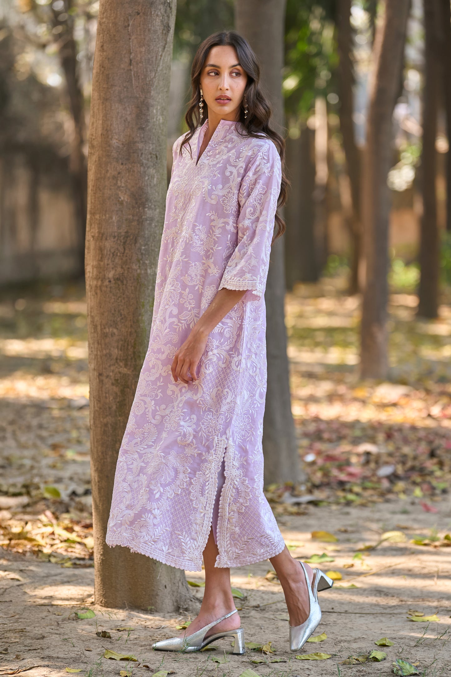 BAROQUE EMBROIDERED DRESS