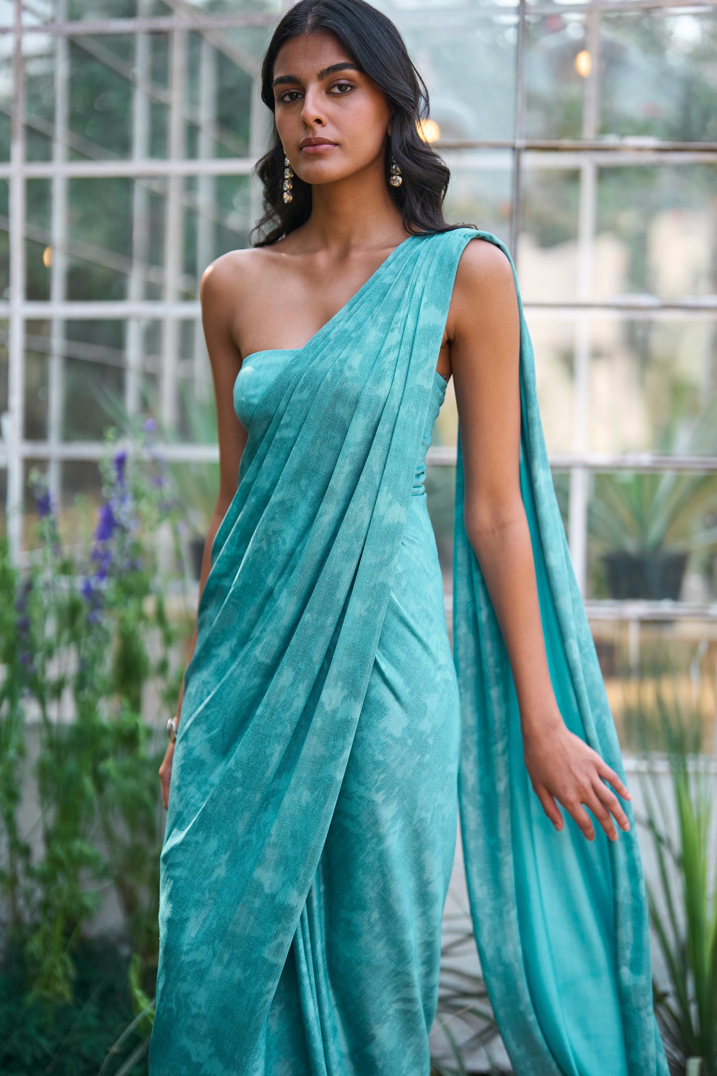 SARI DRAPE GOWN