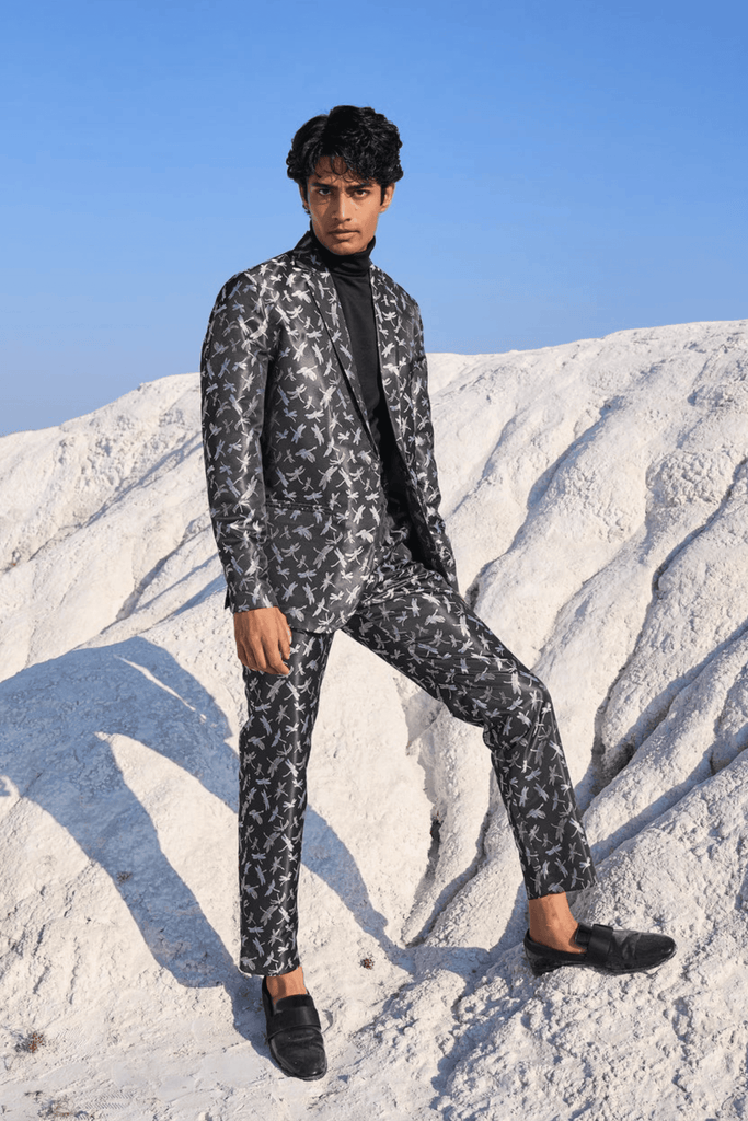 JACQUARD SUIT - dash and dot dash and dot