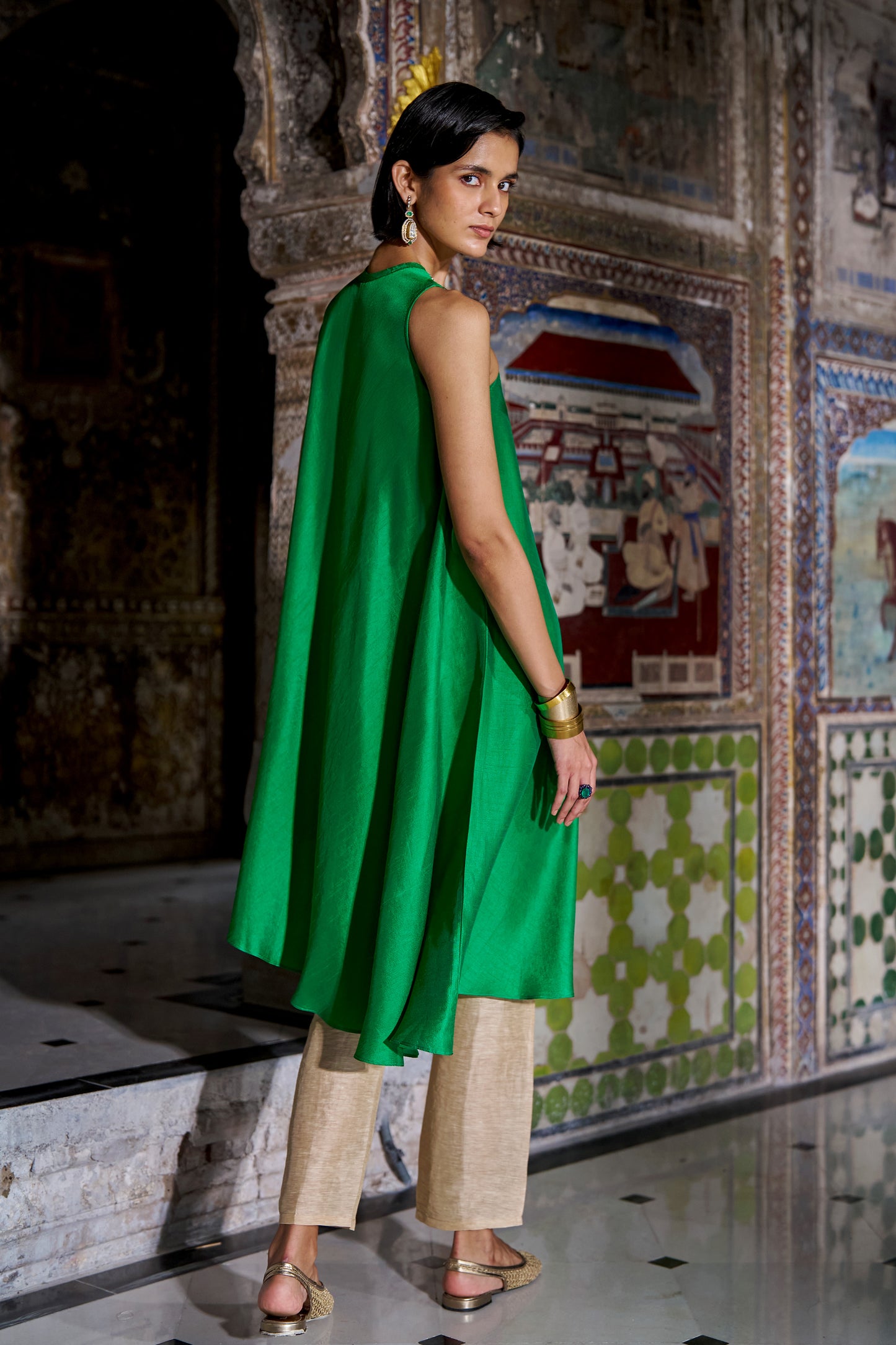 GOTA LONGLINE TOP & LINEN PANT