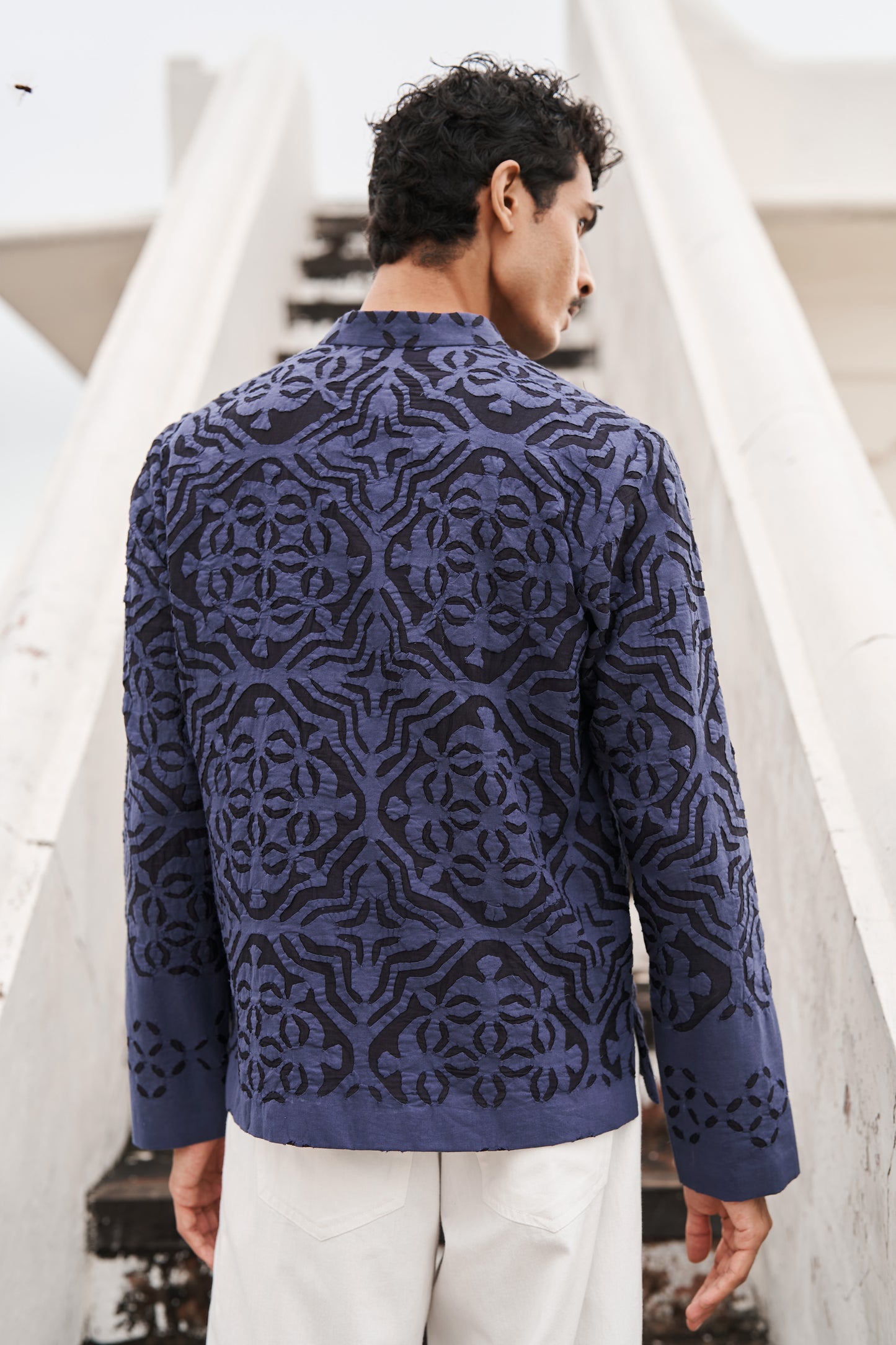 CUTWORK APPLIQUÉ POPOVER SHIRT