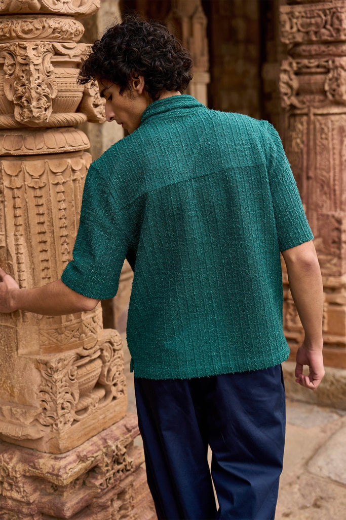 TEXTURED KNIT HALF SLEEVE - dash and dot dash and dot