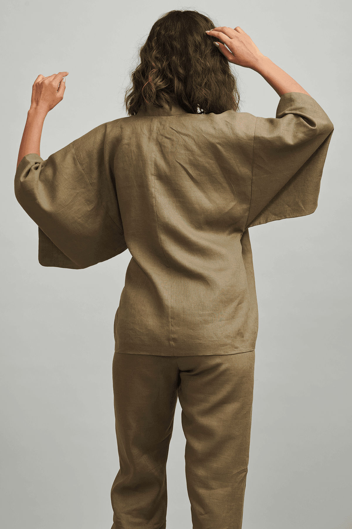 LINEN JOGGER PANT - dash and dot